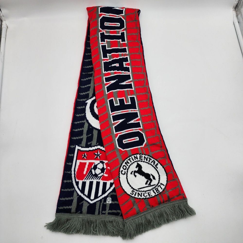 Continental tire scarf one nation on team‎ soccer USA acrylic